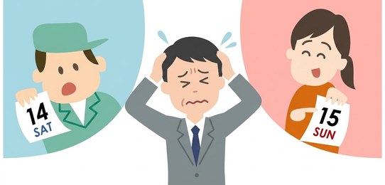 入居者様と工事業者の予定の板挟みになっている管理会社の担当者