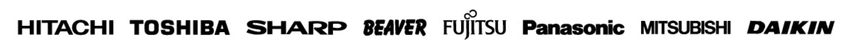 取扱メーカー 日立(HITACHI)・東芝(TOSHIBA)・シャープ(SHARP)・ビーバー(BEAVER)・富士通(FUJITSU)・パナソニック(Panasonic)・三菱(MITSUBISHI)・ダイキン(DAIKIN)